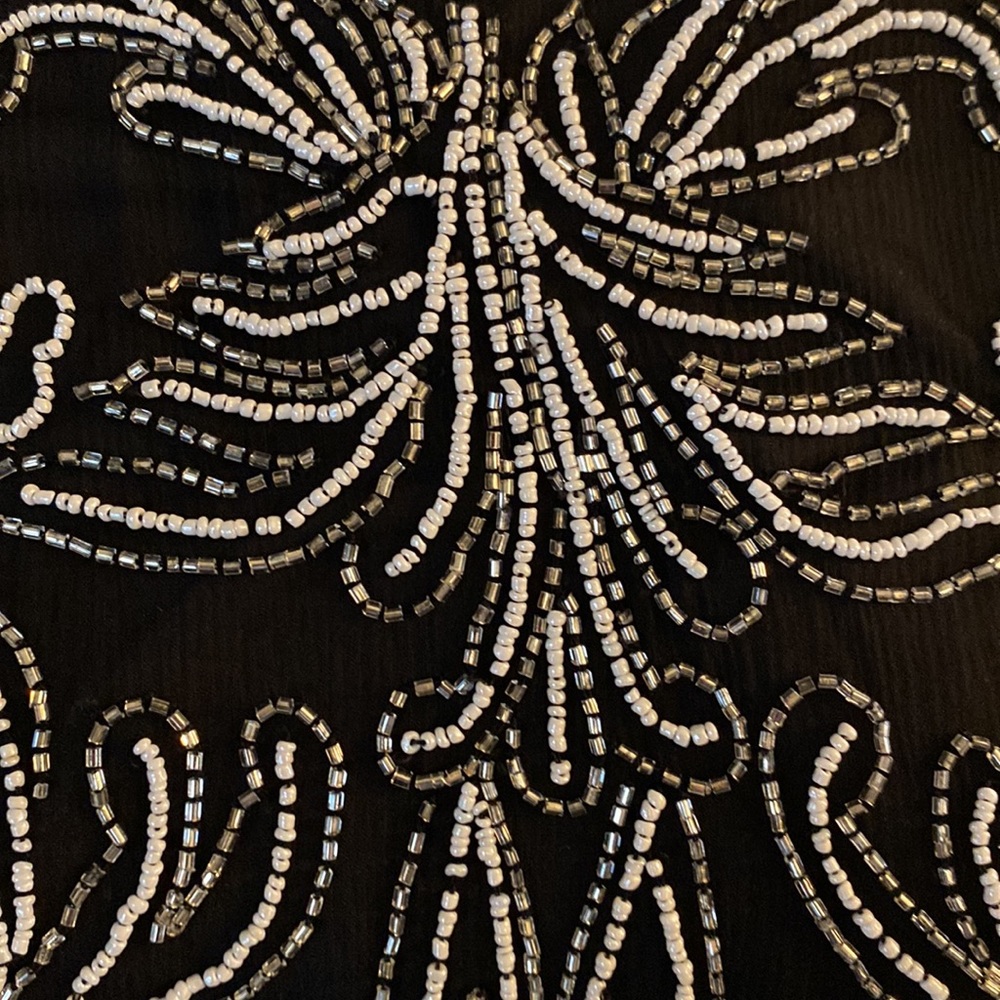Vintage Stenay Silk beaded evening wear top - Picture 3 of 6